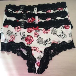 Skull and Roses Panties.